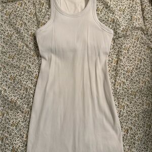 ALO goddess ribbed go-to-dress